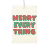 Christmas Air Freshener Autolufterfrischer (Vorderseite)