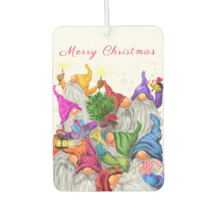 Christmas Air Freshener Gift Gnomes Party Cartoon Autolufterfrischer