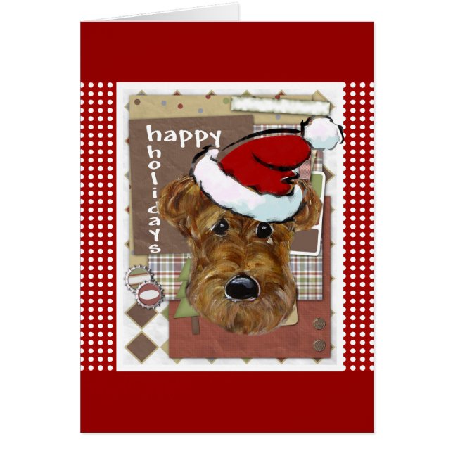 CHRISTMAS AIREDALE (Vorne)