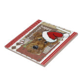 CHRISTMAS AIREDALE FLIESE (Seite)