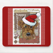 CHRISTMAS AIREDALE MOUSEPAD (Vorne)