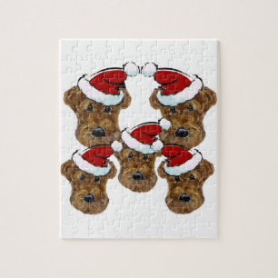 CHRISTMAS AIREDALES PUZZLE