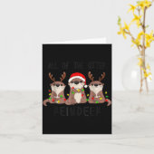 Christmas All Of The Otter Reindeer Karte (Gelbe Blume)