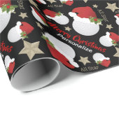 Christmas All Star Pro Golf - Persönlich Geschenkpapier (Rolleneckpunkt)