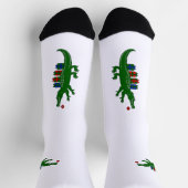 Christmas Alligator Crew Socks Socken (Oben)