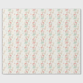 Christmas Alpaca Cute Holiday Llama Winter  Geschenkpapier (Flach)