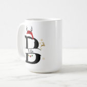Christmas Alphabet Collection – Letter B Design Kaffeetasse (Vorderseite Links)