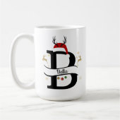 Christmas Alphabet Collection – Letter B Design Kaffeetasse (Links)