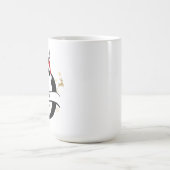 Christmas Alphabet Collection – Letter D Design Kaffeetasse (Mittel)
