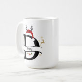 Christmas Alphabet Collection – Letter D Design Kaffeetasse (Vorderseite Links)