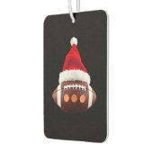 Christmas American Football Ball Santa Hat (2) Autolufterfrischer (Links)