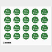 Christmas American Green Sticker von Janz (Blatt)
