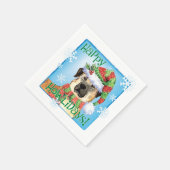 Christmas Anatolian Shepherd Napkins Serviette (Ecke)