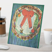 Christmas and Holiday Cheer! Pedestal Sign Sockelschild (In Situ)