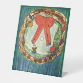 Christmas and Holiday Cheer! Pedestal Sign Sockelschild (Vorderseite)