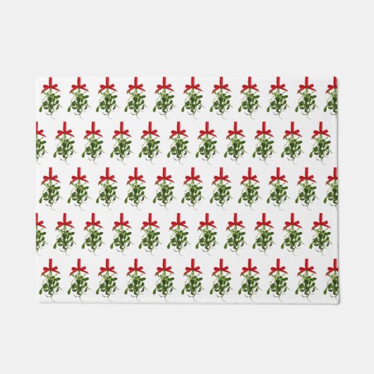 "CHRISTMAS AND MISTLETOE" FUßMATTE (Vorderseite)