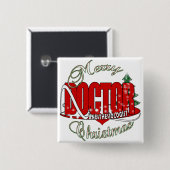 CHRISTMAS ANESTHESIOLOGIST BUTTON (Vorne & Hinten)