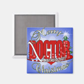 CHRISTMAS ANESTHESIOLOGIST MAGNET (Vorderseite/Rückseite)