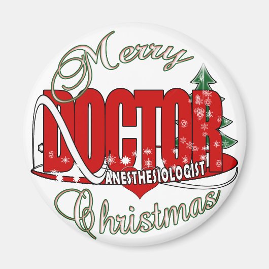 CHRISTMAS ANESTHESIOLOGIST MAGNET (Vorne)