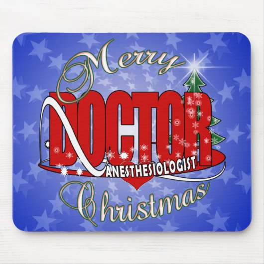 CHRISTMAS ANESTHESIOLOGIST MOUSEPAD (Vorne)