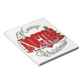 CHRISTMAS ANESTHESIOLOGIST NOTIZBLOCK (angewinkelt)