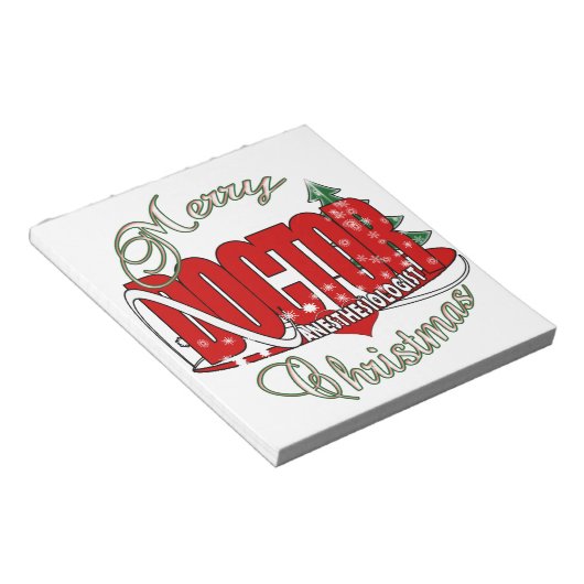 CHRISTMAS ANESTHESIOLOGIST NOTIZBLOCK (angewinkelt)