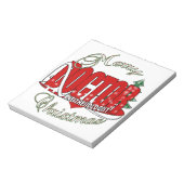 CHRISTMAS ANESTHESIOLOGIST NOTIZBLOCK (Rotiert)