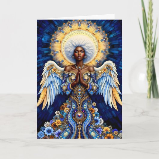 Christmas Angel 12x18 Christmas Card Karte (Vorderseite)