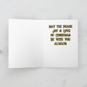 Christmas Angel 12x18 Christmas Card Karte (Innenseite)