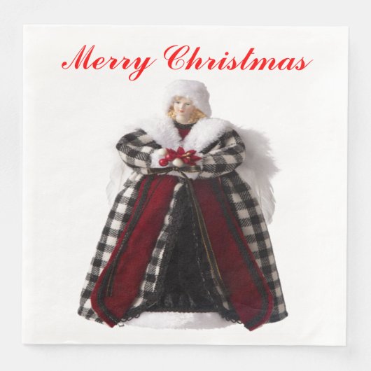 Christmas Angel 1 Napkins Serviette (Vorderseite)