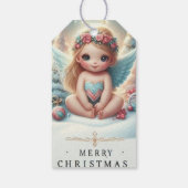 Christmas Angel baby-Geschenk-Tag Geschenkanhänger (Rückseite)