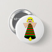 Christmas Angel Bell Button (Vorne & Hinten)