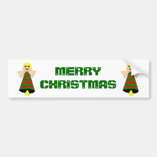 Christmas Angel Bell Custom Autoaufkleber