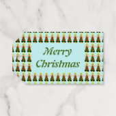 Christmas Angel Bell Custom Geschenkanhänger (Rückseite (Horizontal))