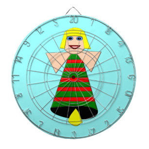 Christmas Angel Bell Dart Board Dartscheibe