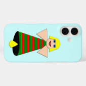 Christmas Angel Bell iPhone Case (Rückseite (Horizontal))