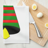 Christmas Angel Bell Kitchen Tow Handtuch (Viertel Falte)