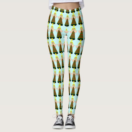 Christmas Angel Bell Leggings (Vorderseite)