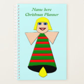 Christmas Angel Bell Personalisiert Planer (Vorderseite)