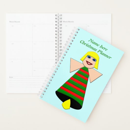 Christmas Angel Bell Personalisiert Planer (Anzeige)