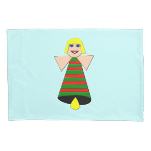 Christmas Angel Bell Pillowcase Kissenbezug