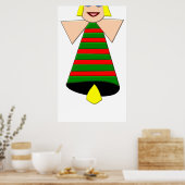 Christmas Angel Bell Poster (Küche)