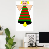 Christmas Angel Bell Poster (Heimbüro)