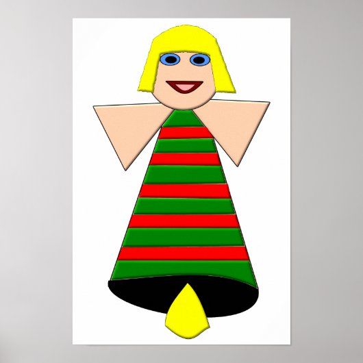 Christmas Angel Bell Poster (Vorne)