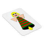 Christmas Angel Bell Premium Magnet (Rechte Seite)