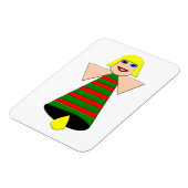 Christmas Angel Bell Premium Magnet (Linke Seite)