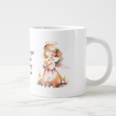 Christmas Angel Blessing Jumbo-Tasse (Rechts)