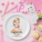 Christmas Angel Blessing Pappteller (Party)