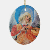 CHRISTMAS ANGEL Blue Sapphire Keramikornament (Rechts)