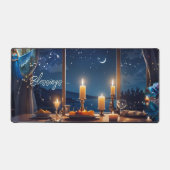 Christmas Angel Candle Light Schreibtischunterlage (Vorderseite)